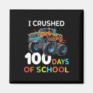 100 Days Of School Monster Truck 100th Day Of Scho Magnet