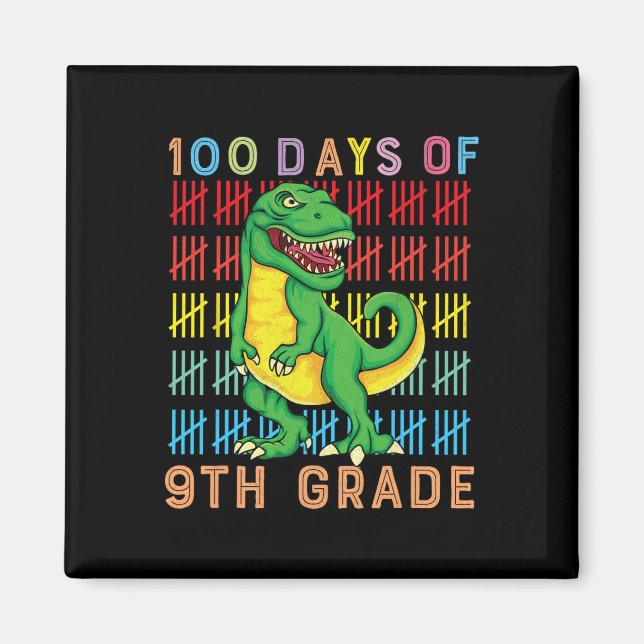 100 Days Of School Monster Truck 100th Day Of Scho Magnet (Front)