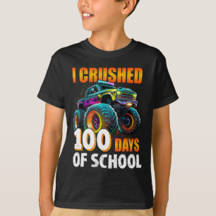 100 Days Of School Monster Truck 100th Day Of Scho T-Shirt