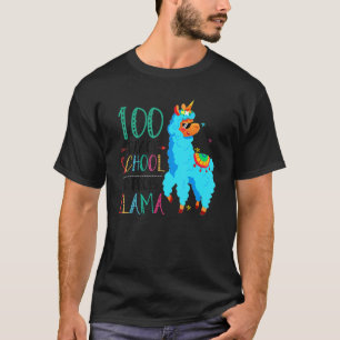 100 Days Of School No Prob Llama Llama Teacher And T-Shirt