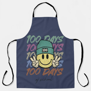 100 days of school, one hundred days of class apron