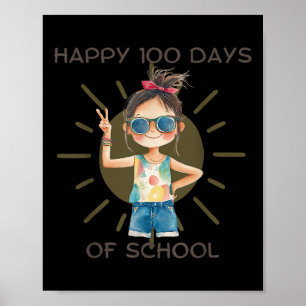 100 Days Of School Outfit For Teachers And Kids Ce Poster