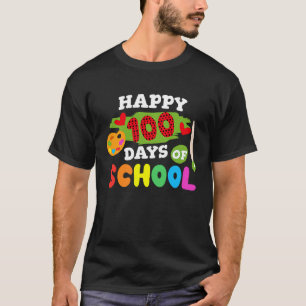 100 Days Of School Painting Arts Teacher Student 1 T-Shirt