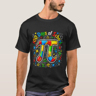 100 Days Of School Pi Math Drip Funny 100 Days Kid T-Shirt