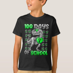 100 Days Of School Pre-k 100 Days Smarter Boys  T-Shirt