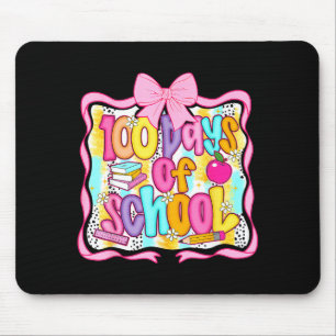 100 Days Of School Preppy 100th Day Of School Teac Mouse Mat