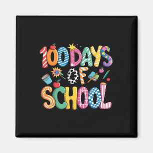 100 Days Of School Preppy Coquette Bow 100 Day Sma Magnet
