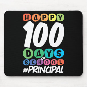 100 Days Of School Principal  Mouse Mat
