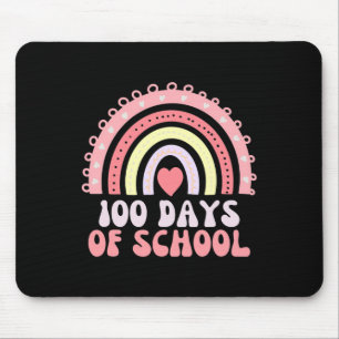 100 Days Of School Rainbow 100th Day Of School 100 Mouse Mat