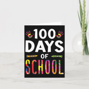 100 Days Of School Sayings Cute Team Sweet Card