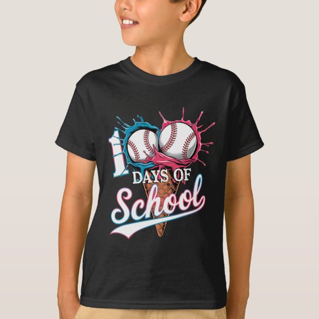 100 Days Of School Sell I Hit 100 Days Of School B T-Shirt (Front)