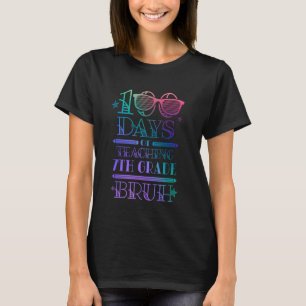 100 Days of School Seventh Grader Student Teacher T-Shirt