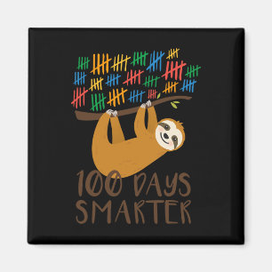 100 Days Of School Sloth  Magnet