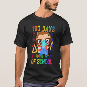 100 Days Of School Sloth Wearing Mask Smarter Kids T-Shirt