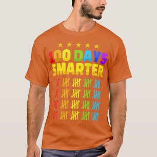 100 days of school smarter for 100th day student t T-Shirt