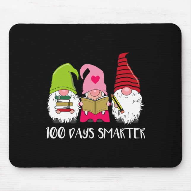 100 Days Of School Smarter Mouse Mat (Front)