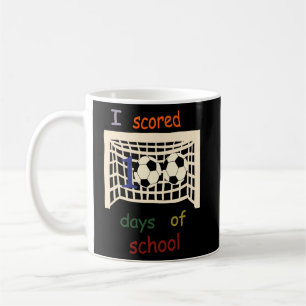 100 Days Of School Soccer 100th Day For Boys Men Coffee Mug