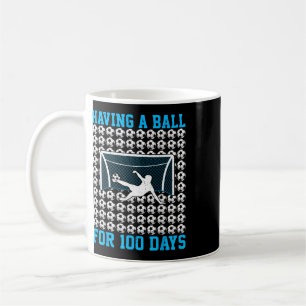 100 Days Of School Soccer 100th Day Of School For Coffee Mug