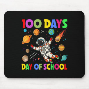 100 Days Of School Space Astronaut 100th Day Mouse Mat