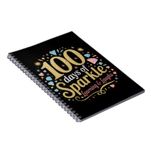 100 Days of School Sparkle Learning and Laughs Notebook