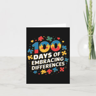 100 Days Of School Sped Teacher Embracing Differen Card