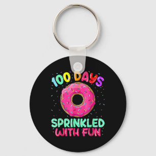 100 Days Of School Sprinkled With Fun2 Key Ring