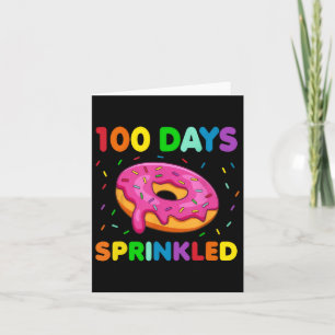 100 Days Of School Sprinkled With Fun  Card