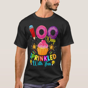100 Days Of School Sprinkled With Fun Cute Cupcake T-Shirt