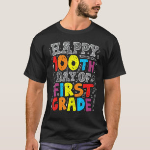 100 Days Of School T 100th Day Of 1st Grade Teache T-Shirt