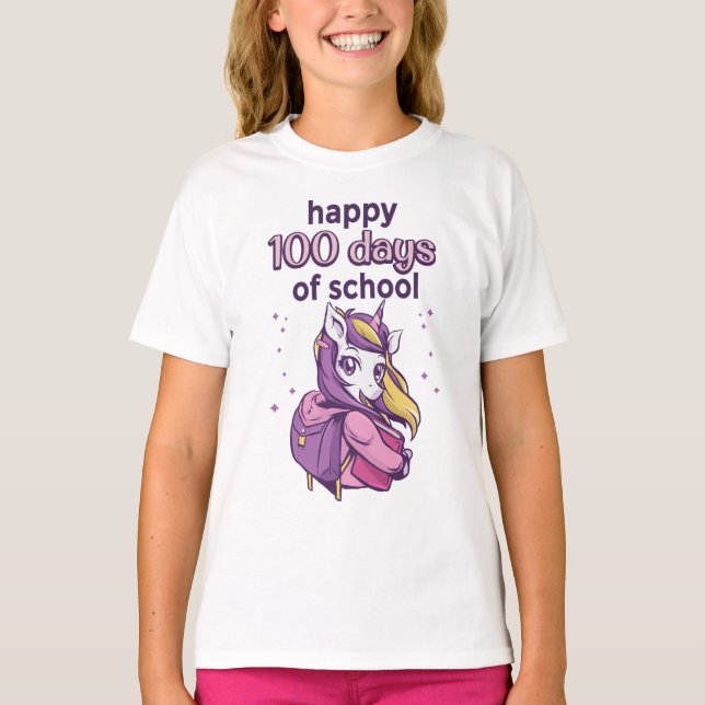 100 days of school T-Shirt (Front)