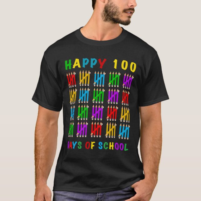 100 Days Of School  T-Shirt (Front)