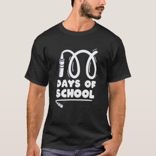 100 Days of School Teacher 100 days smarter T-Shirt