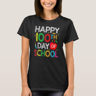 100 Days Of School Teacher And Kids Happy 100th Da T-Shirt