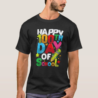 100 Days Of School Teacher And Student Premium T-Shirt