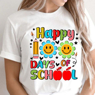 100 days of school. teacher appreciation .teacher T-Shirt