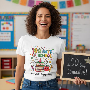 100 Days of School Teacher,Gift Celebrating 100th T-Shirt