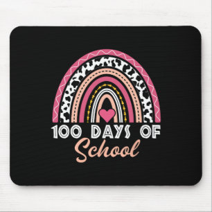 100 Days Of School Teacher Kids 100th Day Of Schoo Mouse Mat