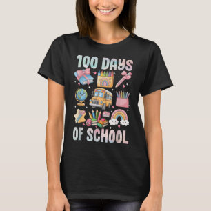 100 Days Of School Teacher Kids 100th Day Of T-Shirt