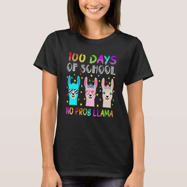 100 Days Of School Teacher Shirt 100th Day Of Scho (Front)
