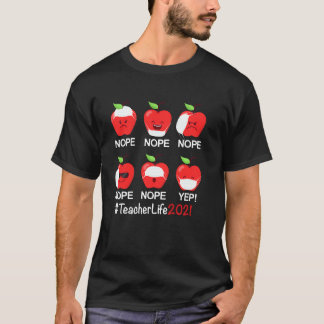 100 Days Of School Teacher Shirt Apple Wearing Mas