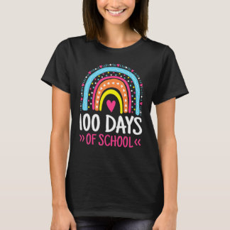 100 Days Of School Teacher Student Kids 100th Day  T-Shirt