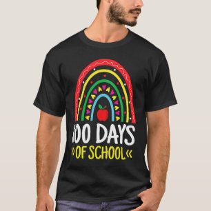 100 Days Of School Teacher Student Kids 100th Day  T-Shirt