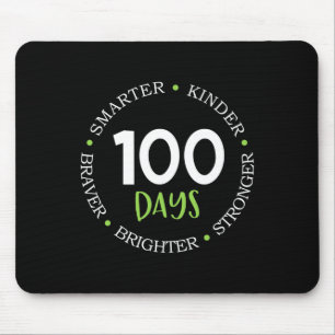 100 Days of School Teacher Team Kids Growth Minds Mouse Mat