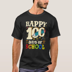 100 Days of School Teachers Kids Child Boys 100 Da T-Shirt