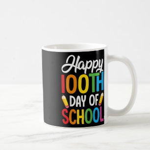 100 Days Of School Teachers Kids Girls Boys 100th Coffee Mug