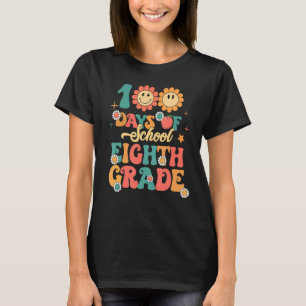 100 Days Of School Teachers Women Girls Happy 100t T-Shirt