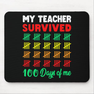 100 Days of School Tee Kids 100th Day of School Co Mouse Mat