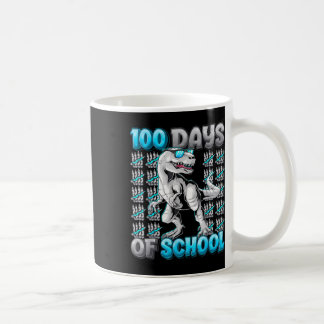 100 Days Of School Trex 100 Days Smarter 100th Coffee Mug