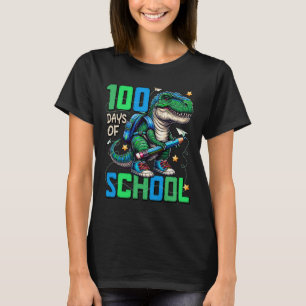 100 Days Of School Trex 100 Days Smarter 100th Day T-Shirt