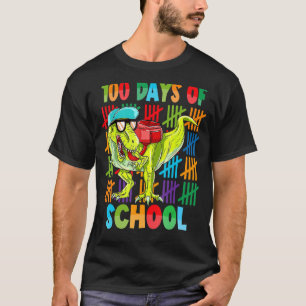 100 Days Of School Trex 100 Days Smarter 100th Day T-Shirt